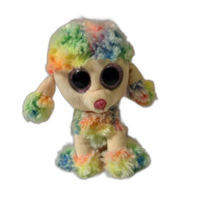 Ty Beanie Boos Rainbow Poodle Plush Toy 2017